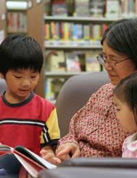 Children Child Books Choosing Helping